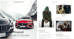 Desktop Screenshot of caleomagazine.com